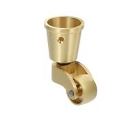 1PCS Brass Leg Swivel Caster Wheels, Heavy Duty Office Chair Replacement Stem Inserts for Furniture Sofa Pulley Casters Furniture Castors