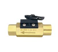 1pcs Brass Magnetic Flow Switch Inline Water Sensor Valve Normally Open Type G1/4 G3/8 G1/2 G3/4 Low(SK-3031-CL-G3-8)