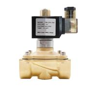 1PCS Brass Normally Open Solenoid Valve,G3/8" to G2,AC220V DC12V 24V(DC 24V_VITON)