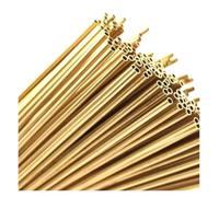 1pcs Brass Pipe 0.25mm Wall Thickness 1-12.5mm OD Brass Tube 300 500mm Length Straight tubing Copper Tube Thin-Walled Small Diameter(500mm,OD 4.5 x ID 4mm)