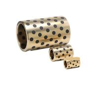 1pcs Brass Self Lubricating Graphite Copper Sleeve Oil Free Bushing Brass Bushing Graphite Bearing I.D. 18/20/25/30/35/40mm(30x38x15mm)