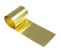 1pcs Brass Sheet 1M Length Metal Thin Foil Plate Shim Home Materials, for Metalworking Welding Metal Sheet Foil Plates(0.2X100X1000mm)