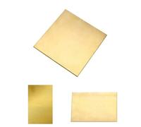 1pcs Brass Strip Copper Sheet Foil Metal Thin Plate Handmade Material Pure Copper Tablets Material(2.5X100X100mm)