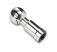 1pcs BSP 304 Stainless Steel Sanitary CIP Tank Cleaning Ball - 360 Degree Rotating Spray for Mechanical Equipment(2 in)