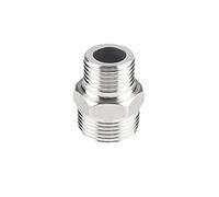 1pcs BSP Male × Male Thread Hex Nipple Threaded Reducer Pipe Fitting, 1/8" 1/4" 3/8" 1/2" 3/4" Stainless Steel Lengthen Joint ( Size : 1l2 to 3l4 )