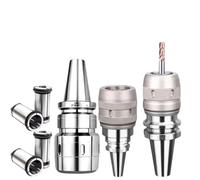 1pcs BT30 BT40 BT50 C32 High-Precision Powerful Tool Holder Dustproof CNC Machine Clamp Milling Tool Holder C32 Chuck Diameter 3-20mm(Embossed Style,BT50-C32-110)
