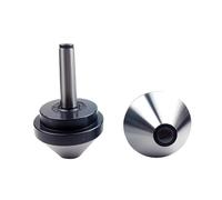 1pcs Bull Nose Live Center MT2 MT3 MT4 MT5 60 80 100 120 140 160 200 250 300 Umbrella revolving Center Rotation top for Lathe Machine(MT2-D75)