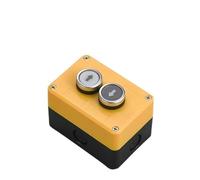 1PCS button switch control box plastic handheld self-start button waterproof box industrial emergency stop LA38(2Hole-03)