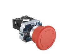 1Pcs Button Switch Self Reset Small Mushroom Head Emergency Stop 22mm Knob Key Start Inching Power on XB2-BG21 XB2-BA42 XB2-BS54 IDGTTLDF(XB2-BS542)