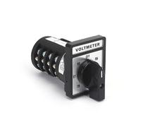 1PCS C178-4V Silver Contact 7 Positions 4 Phases Rotary switch Manual Voltmeter Universal Transfer Changeover Cam Switch