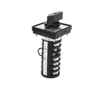 1pcs C178-7 2# 8 Positions 7 Poles Electrical Changeover Selector Universal Rotary Silver Contact Cam Switch