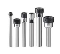 1PCS C20 C25 C32 C40 ER25 ER32 UM ER Extension Rod Straight Shank 100mm 150mm Collet Chuck Handle ER25UM ER32UM Nut(C32-ER25UM-150L)