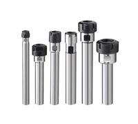1PCS C6 C8 C10 C12 C16 C20 C25 C32 ER8 ER11 ER16 ER20 ER25 ER32 60L 100L 150L Collet Chuck Handle Milling Lengthen Tool(M Type Nut,C12-ER8-150L)