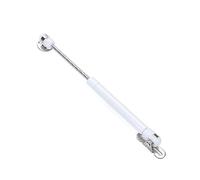 1pcs Cabinet Cupboard Hinges 60N 6kg Propaganda Column Gas Spring Billboard Flip Door Bed Box Dustbin Truck Support Rod Close Hinges (Gery)(White)