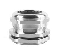 1Pcs Cable Gland NPT3, Nickel Plated Brass Waterproof Glands Joints, IP68 Adjustable Connector Glands, Cord Grip Connectors with Gaskets and Locknut 65-70mm Diameter