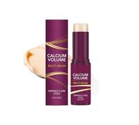 1PCS Calcium Volume Multi Balm Stick, Anti Wrinkle Collagen Balm for Face Eyes Lips Neck, Fast Absorbing Non Greasy Moisturising Stick, Korean Inspired Multi Balm for All Skin Types, 9g