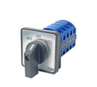 1PCS Cam Rotary Switch AUTO-OFF-MAN 3 Positions 4 Poles Control Motor Changeover Selector Latching LW28 LW26-20A YMW26-20/4