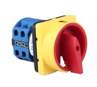 1pcs Cam Switch LW26GS-25/04-1 25A with IP65 Box Universal Lock Rotary 4 Poles 8 Terminals 2positions