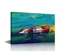 1Pcs Canvas Wall Art Print Formula 1 Racing Car Wall Art for Bedroom Formula Racing Poster Wall Decor Art Paintings Abstract Geometry Modern Giclee Artwork for Office Home Decor Ready to Hang 24"x36"