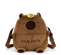 1Pcs Capybara Bag, capybara gift bag, Capybara Backpack for School and Travel, Capybara Gift Bag for Daily Use, 18 by 18 cm Dimensions, Adorable Animal Design for Casual Outings and Collections
