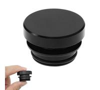 1Pcs Car Cigarette Lighter Socket Cover, Car Cigarette Lighter Plug Dustproof Cap, Black Aluminum Car Lighter Cover Waterproof Interior Accessories for Most Vehicles Boats