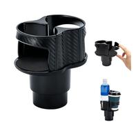 1PCS Car Cup Holder Expander, 2 in 1 Universal Double Cup Holder for Cars | Stable and Anti Shake, Premium Material No Spills or Leaks During Bumps, Suitable for Most Water Cups and Bottles