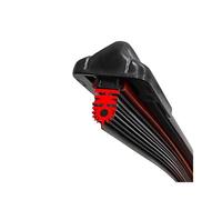 1pcs Car Front Windshield 11 Layer Rubber Strip Wiper Blade J/U-Shaped Wiper Blade14"15"16"17"18"19"20"21"22"24"26"28"(26 inch)