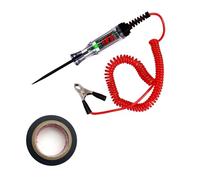 1pcs Car Fuse Tester Automotive, Digital LED Display Test Light 3V-120V with Electrical Tape, Circuit Voltage Diagnostic Tool for Car Truck Motorcycle Caravan Fuse Box Checking