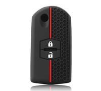 1pcs Car Key Case Cover Keyless Shell Skin Protector Silicone For Mazda For Demio 2 3 5 6 M3 M5 M6 CX-5 CX7 CX9 RX8 MX5 MPV(2 Buttons)