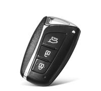 1PCS Car Key Shell Case 3 Buttons For Hyundai For Genesis 2015-2016 For Santa Fe 2013-2017 For Equus 2014-2015 For Azera 2015