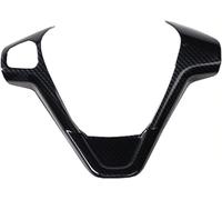 1pcs Car Refit Accessories Car Steering Wheel Covers Trim Sticker Fit For Ford Fiesta MK7 2009-2017 Ecosport 2012-2017 Auto Steering Refit Interior Moulding Stickers