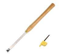 1pcs Carbide Tipped Wood Lathe Turning Tools, Lathe Wood Turning Tools Rougher Chisel Bar with 15x15x2.5mm R150 Square Radius Carbide Tipped Insert