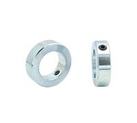 1pcs Carbon Steel Shaft Collars Fixing Screwed Retaining Locating Ring Fastener Throat Clamp Thrust IDGTTLDF(18-32-14mm M6)