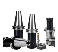 1pcs CAT40 -ER16 ER20 ER25 ER32 ER40 Tool Holder CAT40 70L 100Ltoolholder Collet Chuck for CNC Milling Lathe Tool(CAT40-ER25-100L)