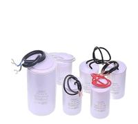 1pcs CBB60 Motor Run Capacitor 450V 3UF 4UF 5UF 6UF 8UF 10UF 12UF 14UF 16UF 18UF 20UF 25UF 100UF Start Water Pump Washer Air Pump(3UF)