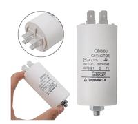 1pcs CBB60 Starting Capacitor 10uF~70uF 12UF electronic starter Capacitor 50 / 60Hz 450VAC with M8 screw for motor/washing machine