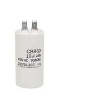 1PCS CBB60 Starting Capacitor 450VAC 4UF-100UF Electric Motor Washing Machine Water Pump Capacitor Insert M8 Screw 4Pin 450V(4UF 65X35MM)