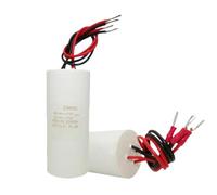 1PCS CBB60 three 3 wires four 4 wires double capacitor 450V motor crane hoist hoist start capacitor universal(6UF-15UF four-wire)