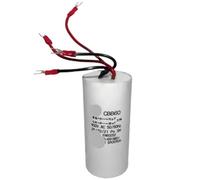 1pcs CBB60 three 3 wires four 4 wires double capacitor 450V motor crane start capacitor universal(9UF-9UF Three-wire)