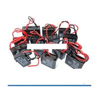 1PCS CBB61 1UF 1.5UF 2UF 2.5UF 3UF 3.5UF 4.5UF 10UF 20UF start capacitor hanging Fan soot electronic starter air conditioner 450VAC CZAOINCU(7uf)