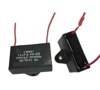 1pcs CBB61 500V Fan Starting Capacitor 0.8/1.2/1.5/1.8/2/2.5/3/4/4.5/5/6/8/10/12/14/15/16UF Ceiling Fan Range Hood(16UF500V)
