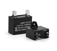 1pcs CBB61 air conditioning capacitor fan starting motor running capacitor 450V 1UF 1.2UF 1.5UF 2UF 2.5UF 3UF 3.5UF 4UF 4.5UF 5UF 6UF 12UF(450V1UF)