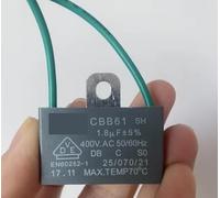1PCS CBB61 fan start capacitor 1.8UF 400V