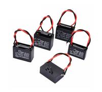1pcs CBB61 start capacitance AC Fan Capacitor 450V 1UF 1.2UF 1.5UF 2UF 2.5UF 3UF 3.5UF 4UF 4.5UF 5UF 6UF 7UF 8UF 10UF 12UF EKFBQBGW(CBB61 1.5UF)