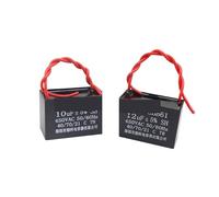 1pcs CBB61 Start capacitor 450V 1/1.2/1.5/1.8/2/2.5/3/3.5/4/4.5/5/6/7/8/10/12/15/16/18/20/25UF Fan Ceiling Motor Run Capacitor CBB(12UF)