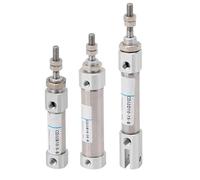 1pcs CDJ2B CDJ2D Mini Small Type Double Acting Pneumatic Air Cylinder Single Rod 10mm 16mm Bore 20mm 25mm 30mm 100mm 150mm Stroke(Stroke 25mm -B,CDJ2B16 (Bore 16mm))
