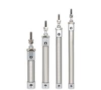 1pcs CDJ2B Type Mini Pneumatic Air Cylinder Double Acting Single Rod 10mm 12mm 16mm Bore 10~200mm Stroke CDJ2B10 CDJ2B12 CDJ2B16(Stroke 5 mm,CDJ2B16)