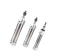 1pcs CDJ2B Type Mini Pneumatic Air Cylinder Double Acting Single Rod 10mm 16mm Bore 10~150mm Stroke CDJ2B16 CDJ2B10(40mm Stroke,10mm Bore)