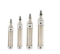 1pcs CDJ2B Type Mini Stainless Steel Pneumatic Cylinder Double Acting CDJ2B10 CDJ2B16 Small Single Rod Air Cylinder(Stroke 15mm,CDJ2B Bore 16mm)