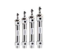 1pcs CDM2KB16/20/25/32/40 Series Double Acting Mini Pneumatic Air Cylinder Stainless Steel Magnetic Ring 25-250mm Stroke(Stroke 25mm,Bore 20mm)